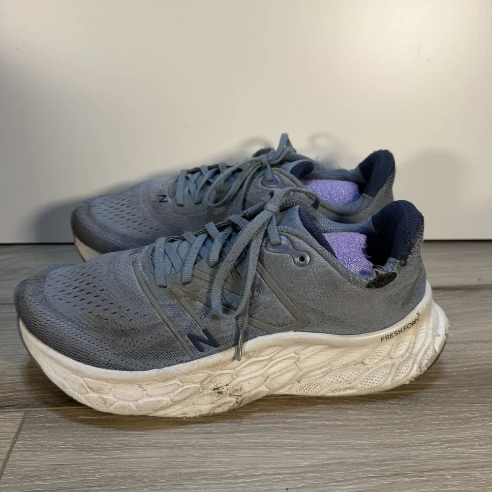 NEW BALANCE MMORAG4 Grey Blue Fresh Foam Running Shoe 10 EE Wide